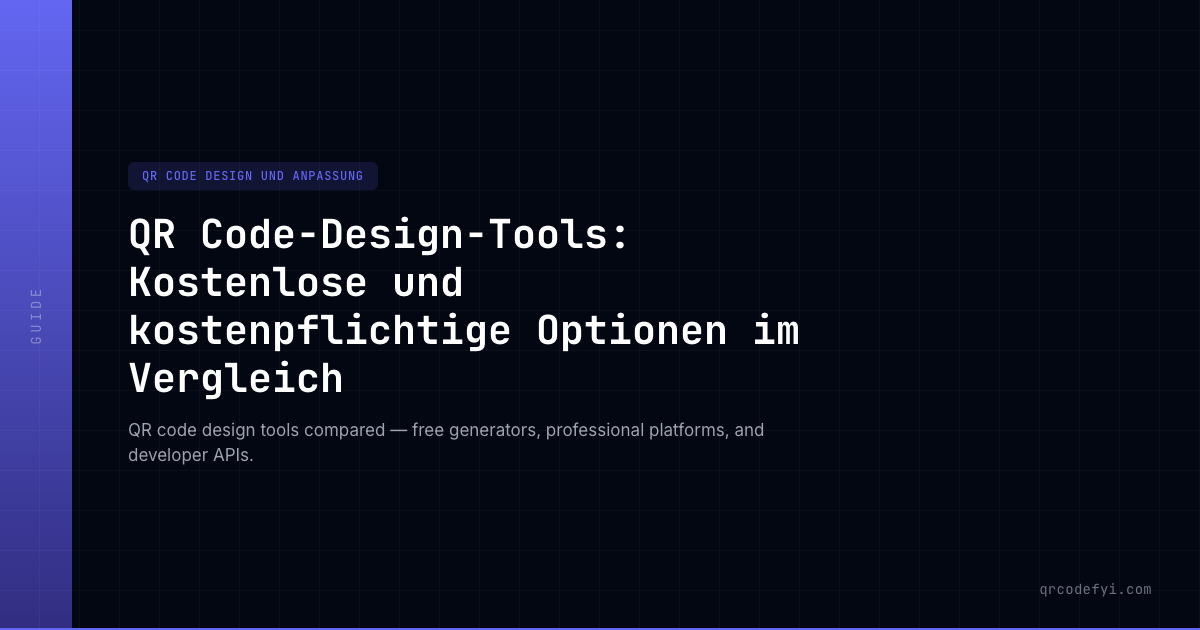 QR Code-Design-Tools: Kostenlose und kostenpflichtige Optionen im ...